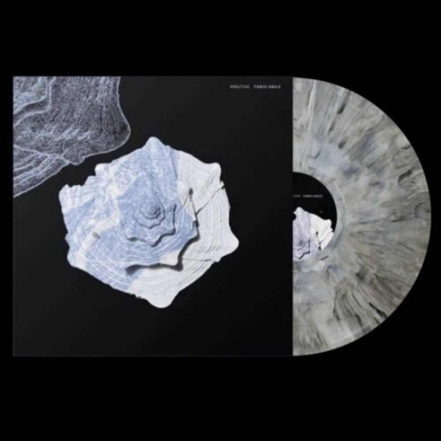 Front. Fabio Anile - Minutiae - Black & White Marble Vinyl   - VINYL LP.