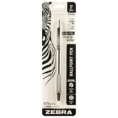 F 701 7 Series BLACK INK FINE POINT ALL METAL From Tip to Clip!
BALLPOINT PEN
SANLISS I3S BARREL
ZEBRA