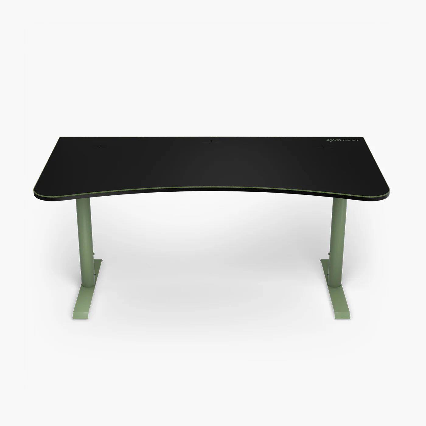 Angle. Arozzi - Arena Gaming Desk - Large - Forest Green.