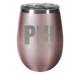 Great American Products - Philadelphia Flyers 10oz. Rose Gold Wine Tumbler - Multicolor