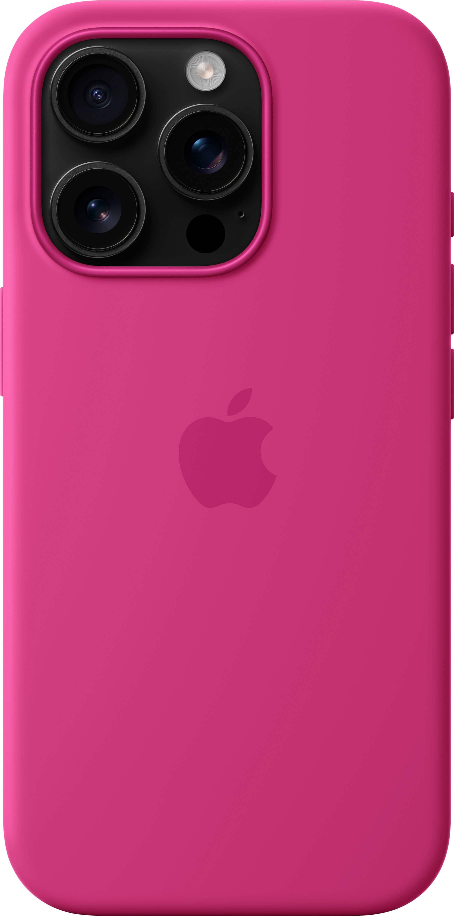 Alt View 13. Apple - iPhone 16 Pro Silicone Case with MagSafe - Fuchsia.