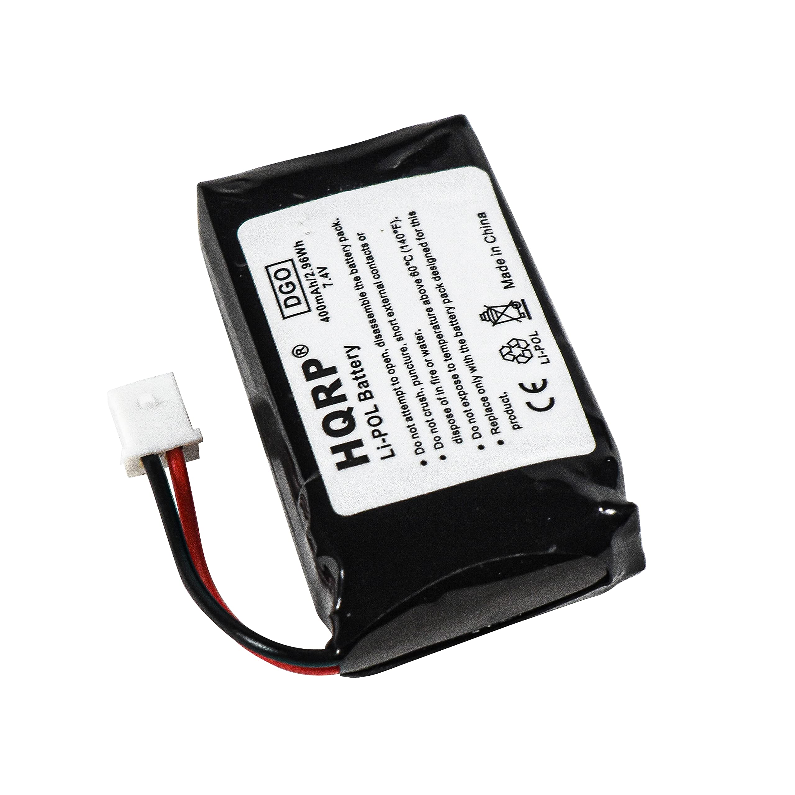 This China pack. or (140F). for (1 in 496 battery contacts C 60 designed DGO 7.4V the Made 400mAh/2 external evods pack disassemble short water. temperature battery the LI-POL Battery open, puncture or to fire only HQRP attempt crush, in ofi expose CE Li-POL not not dispose not Do Replace product. Do Do

Corrected text:

This China pack. or (140F). for (1 in 496) battery contacts C 60 designed DGO 7.4V the Made 400mAh/2 external evods pack disassemble short water. temperature battery the LI-POL Battery open, puncture or to fire only HQRP attempt crush, in ofi expose CE Li-POL not not dispose not Do Replace product. Do Do