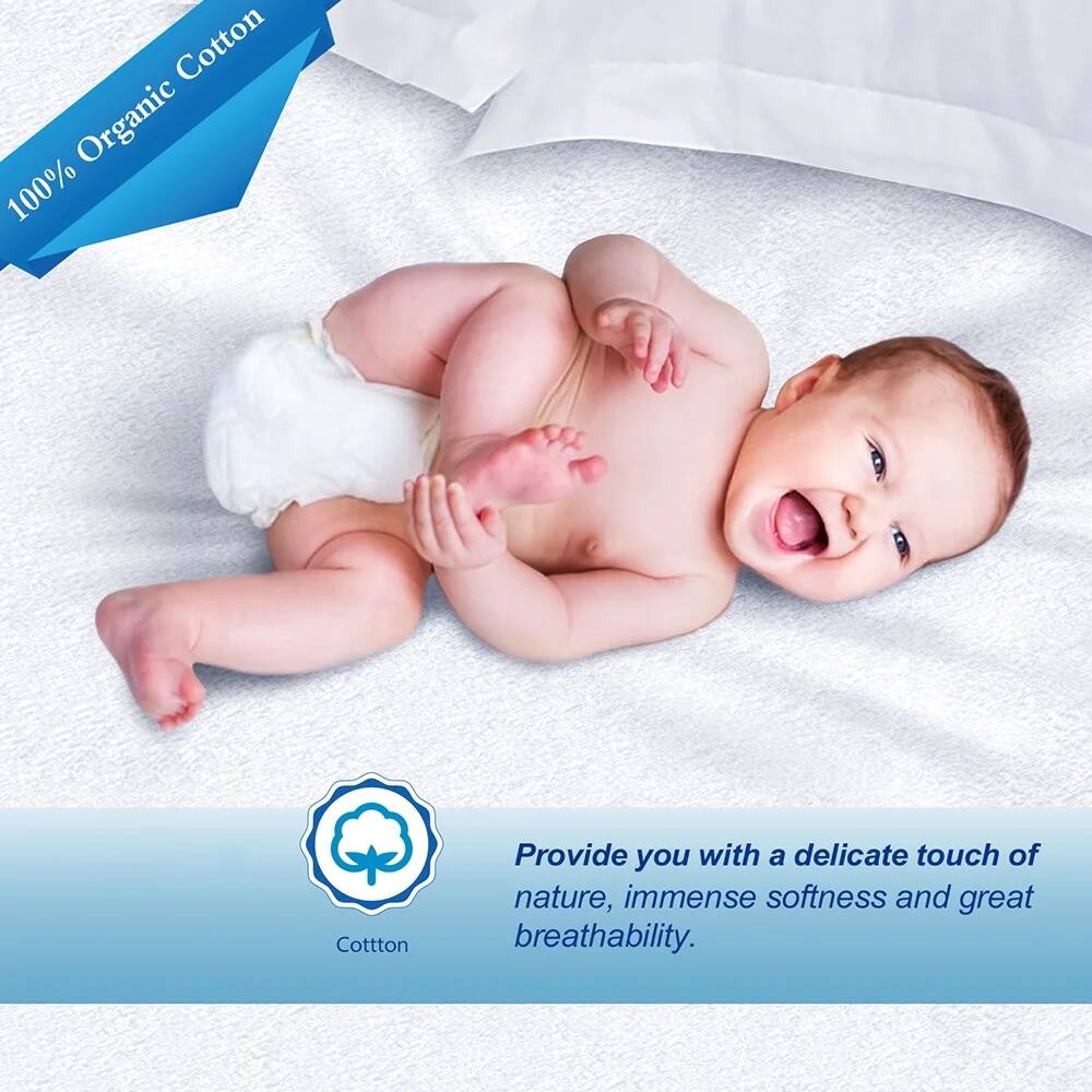 100% Organic Cotton

Provide you with a delicate touch of nature, immense softness, and great breathability.