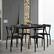 Left. Costway - 5 Piece Dining Set Table 30.0" And 4 Chairs Home Kitchen Room Breakfast Furniture Black - Black.