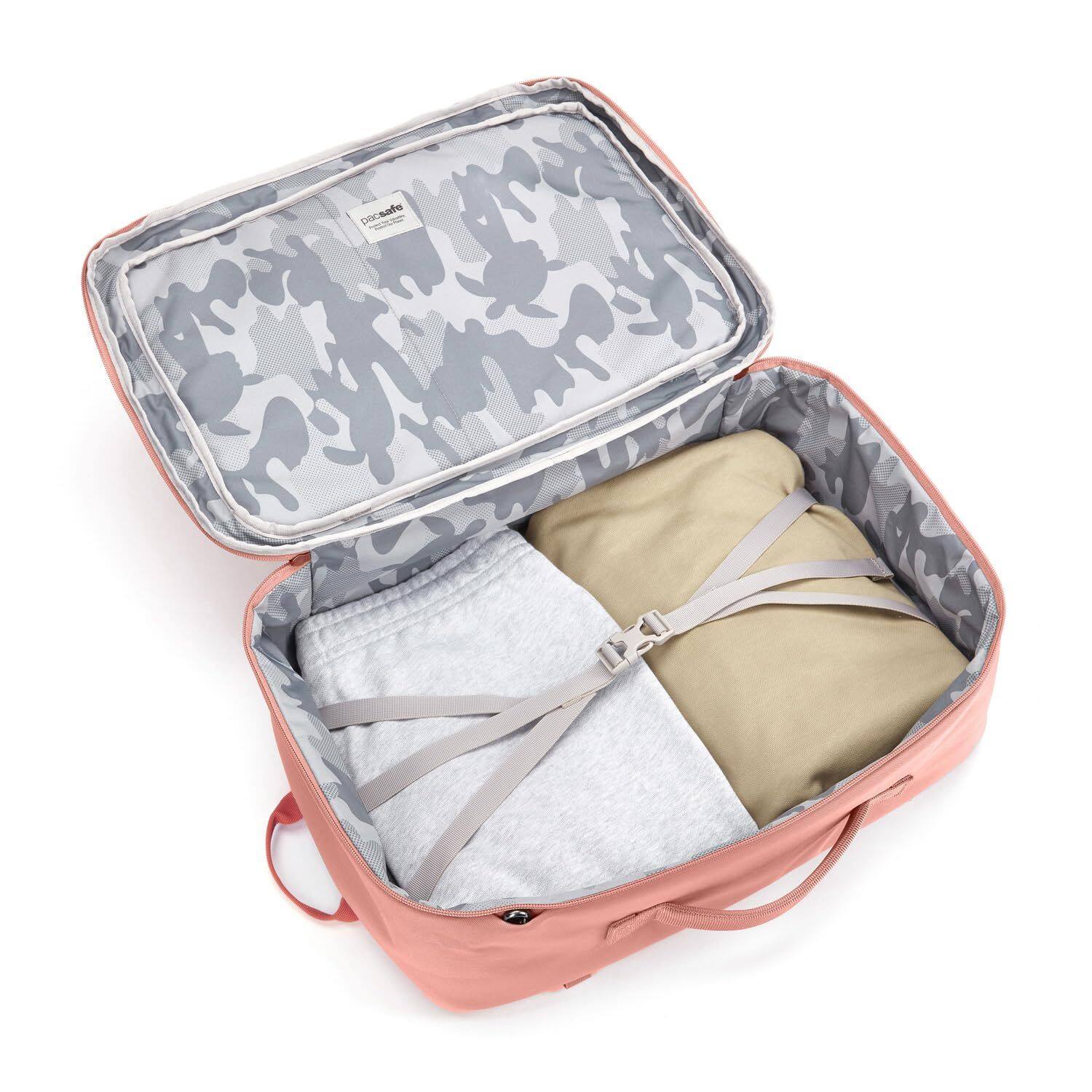 Alt View 2. Pacsafe - GO 34L Carry-on Backpack, Rose - Rose.