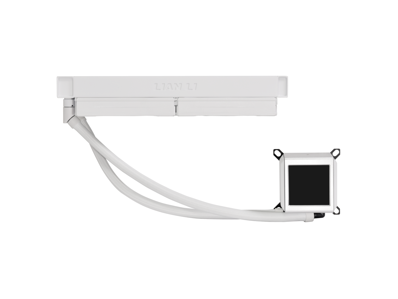Alt View 2. Lian Li - LIAN LI Galahad II LCD 280 White Liquid Cooler - GA2ALCD28W - White.