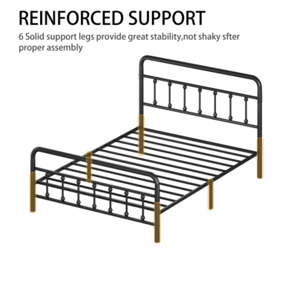 REINFORCED SUPPORT  
6 Solid support legs provide great stability, not shaky after proper assembly