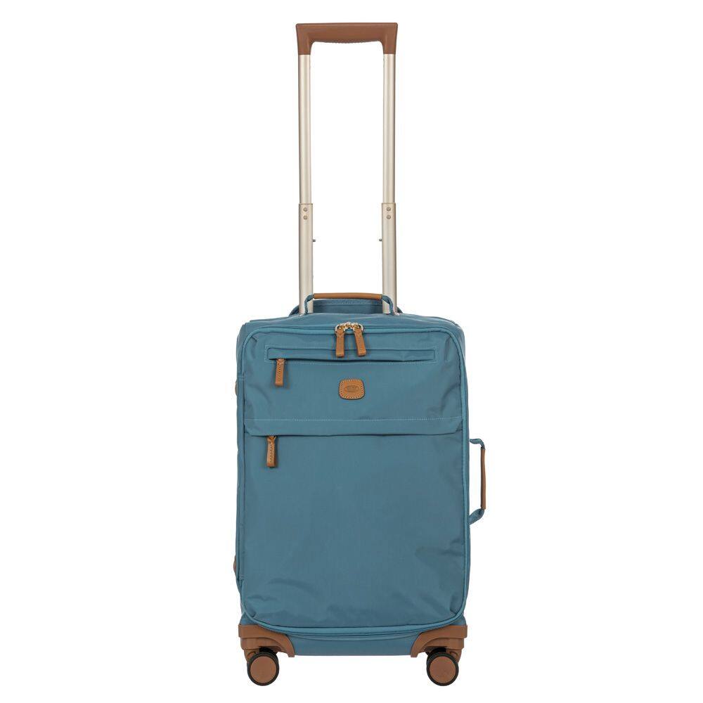 Angle. Bric's - Bric's X-Bag 21" 4-Wheel Carry-On Luggage Grey/blue - Grey/blue.