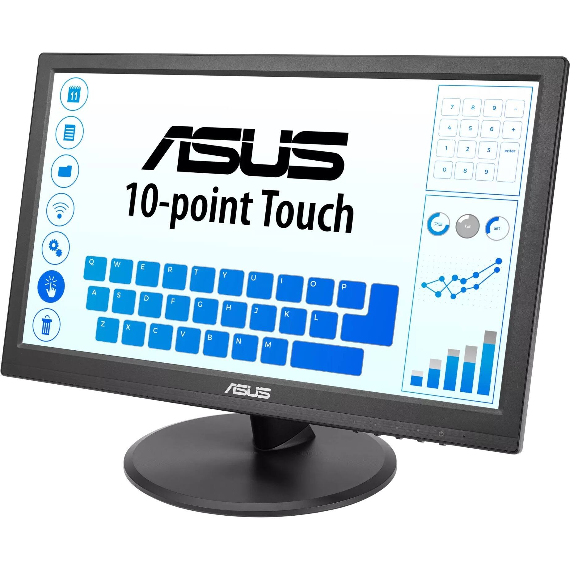 ASUS  
10-point Touch  

Q W E R T Y U I O P  
A S D F G H J K L  
Z X C V B N M  

7 8 9  
4 5 6  
1 2 3  
0 8 9  

75% 18% 221  

ASUS
