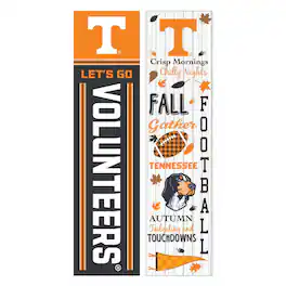 Evergreen Enterprises - Tennessee Volunteers 47" Double Sided Fall Leaner Fan Sign - Multicolor