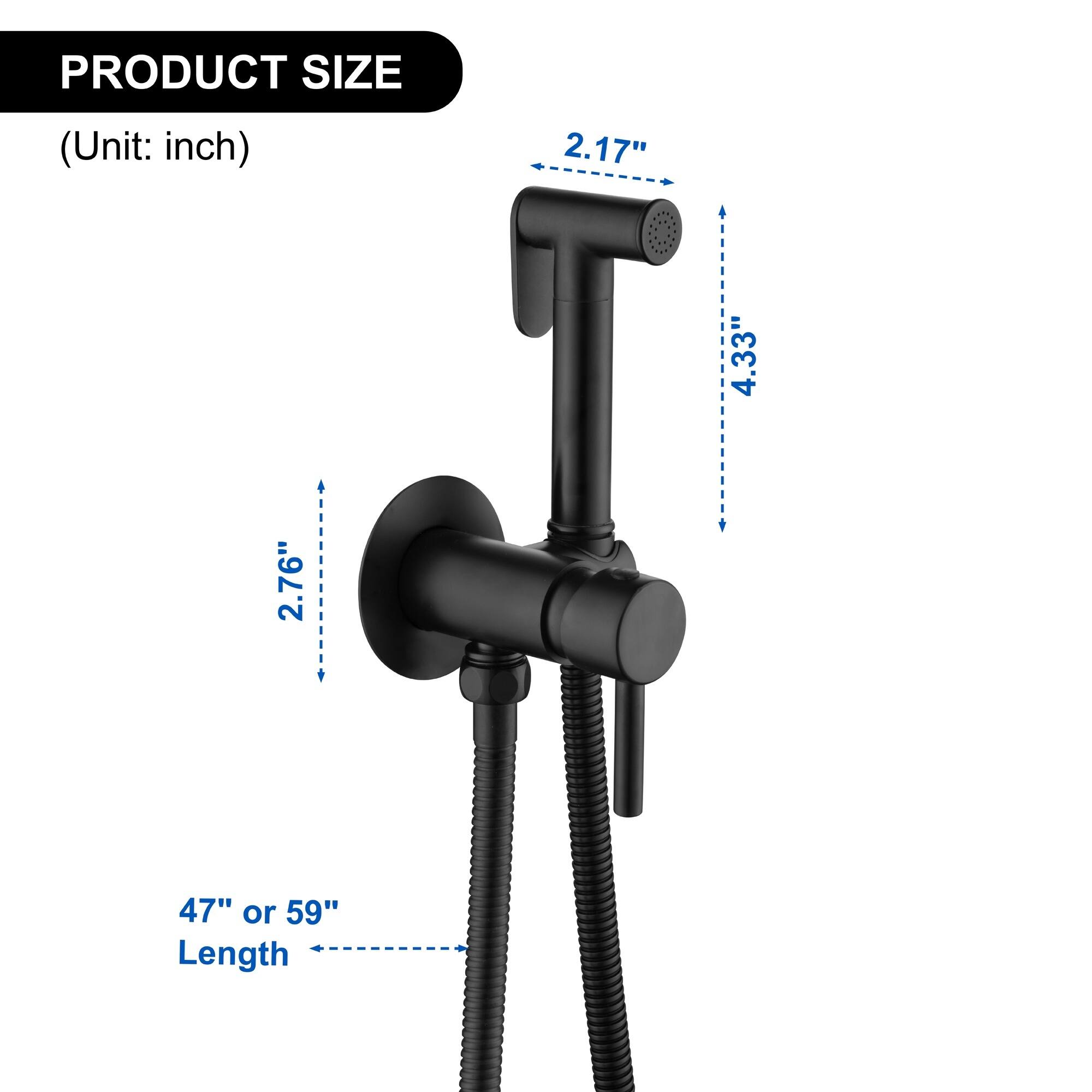PRODUCT SIZE (Unit: inch)  
2.17"  
4.33"  
2.76"  
47" or 59" Length