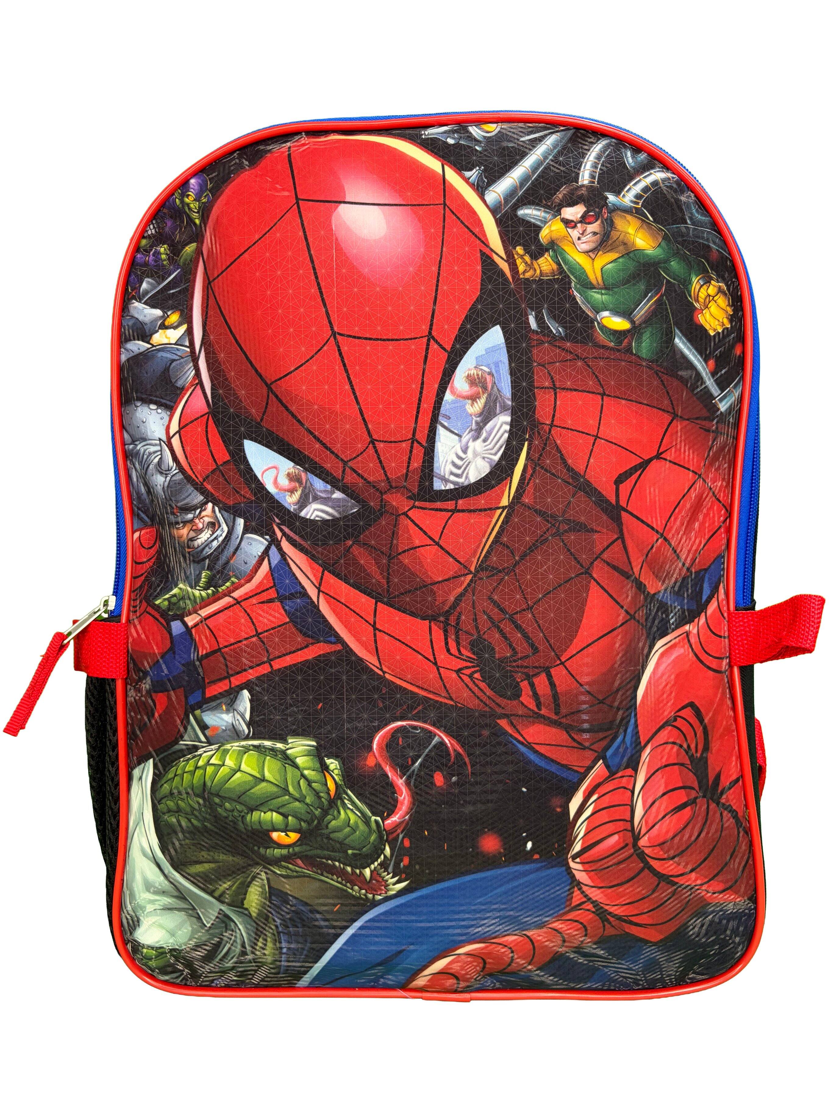 Alt View 3. Marvel - Marvel Spider-Man 16" Shoulder Backpack for School with Rectangular Lunch Bag - Assorted Pre-Pack.