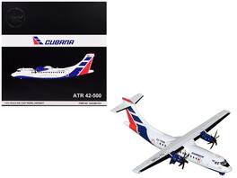 GeminiJets - ATR 42-500 Commercial Aircraft Cubana (CU-T1240) and Red Tail Gemini 200 Series 1/200 & Airplane - White with Blue