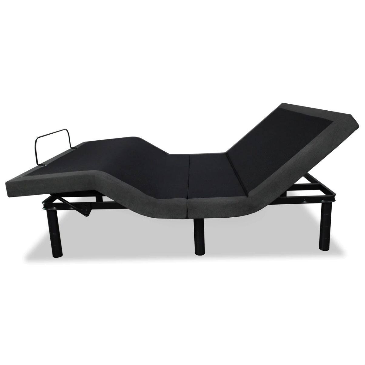Angle. Hivvago - Hivvago Queen size Adjustable Bed Frame Base with Wireless Remote - Black.