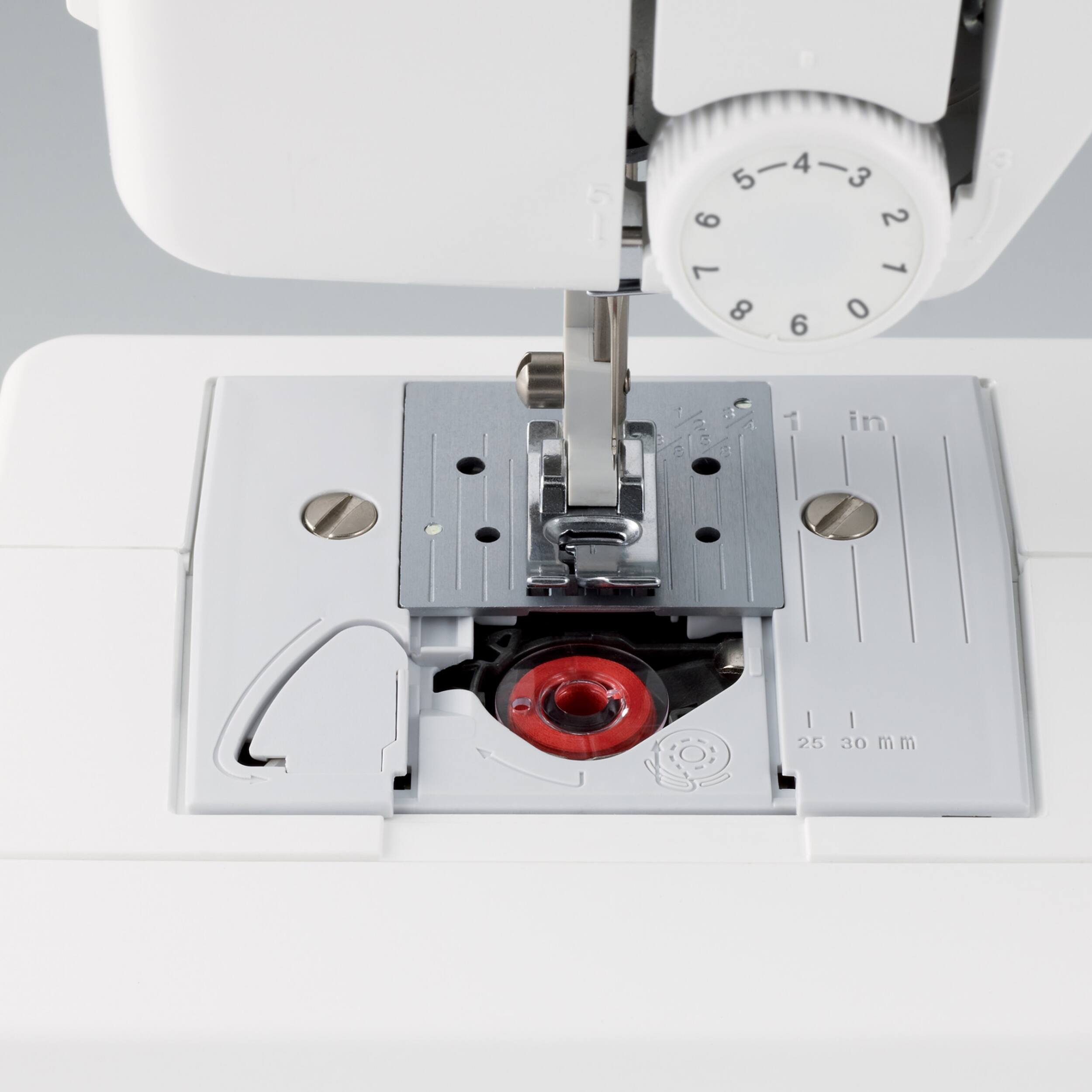 Alt View 2. Brother - Brother SM1400 14-Stitch Floral Sewing Machine in White.