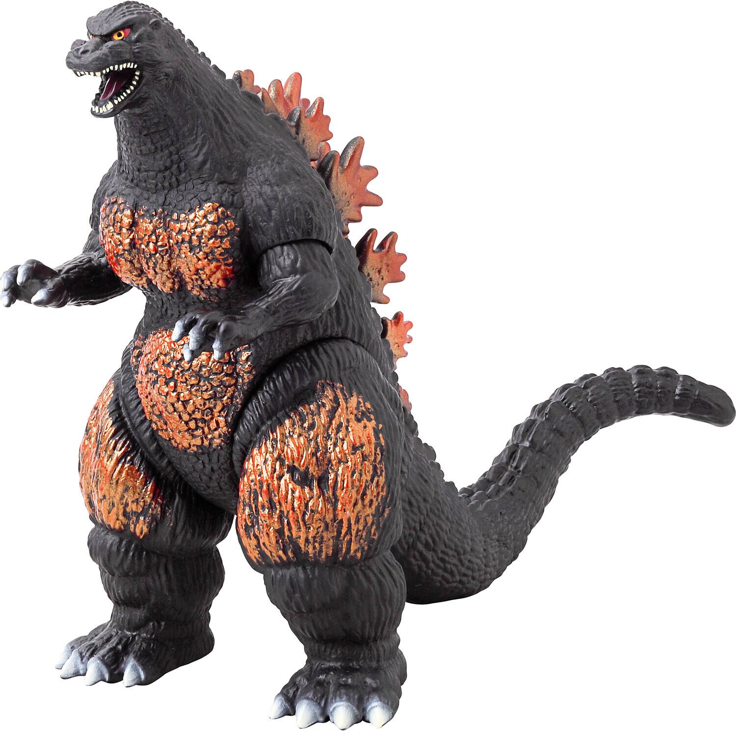 Bandai - Godzilla Burning Godzilla Soft Vinyl Deluxe Kaiju Figure - Collectibles - Multicolor