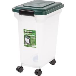 Remington - Plastic 28 qt Pet Food Container For All Animals - Green