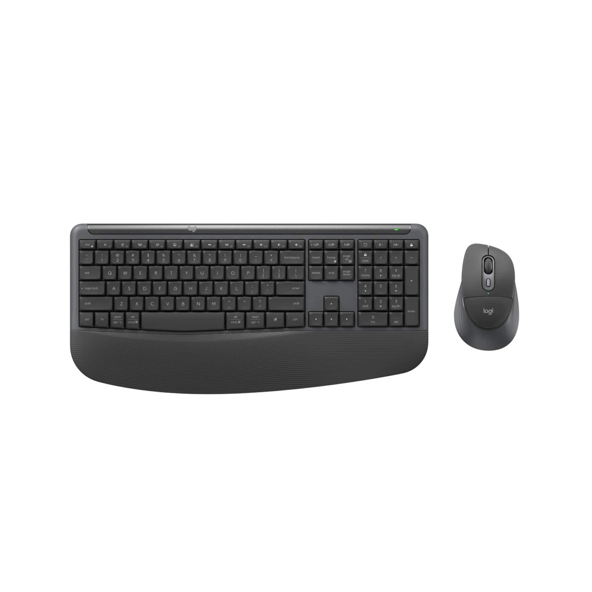 Logitech - Signature Comfort Plus Combo MK880 Wireless Keyboard and Mouse for Business - Wireless - Black price history on PriceWatchPro