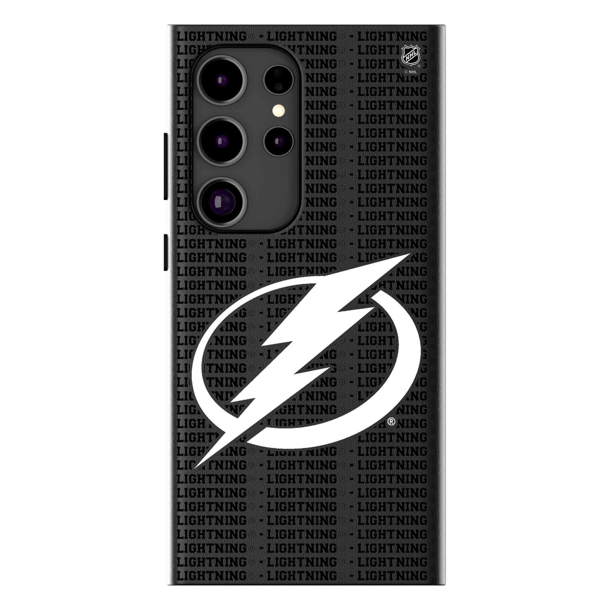Keyscaper - NHL - Tampa Bay Lightning Text Backdrop Galaxy Magnetic Bump Case - S25 - Black price history on PriceWatchPro