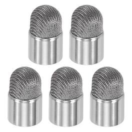 Unique Bargains - 5pcs 7mm Fiber Tip with External Thread for Capacitive Stylus Pen Replacement - Gray