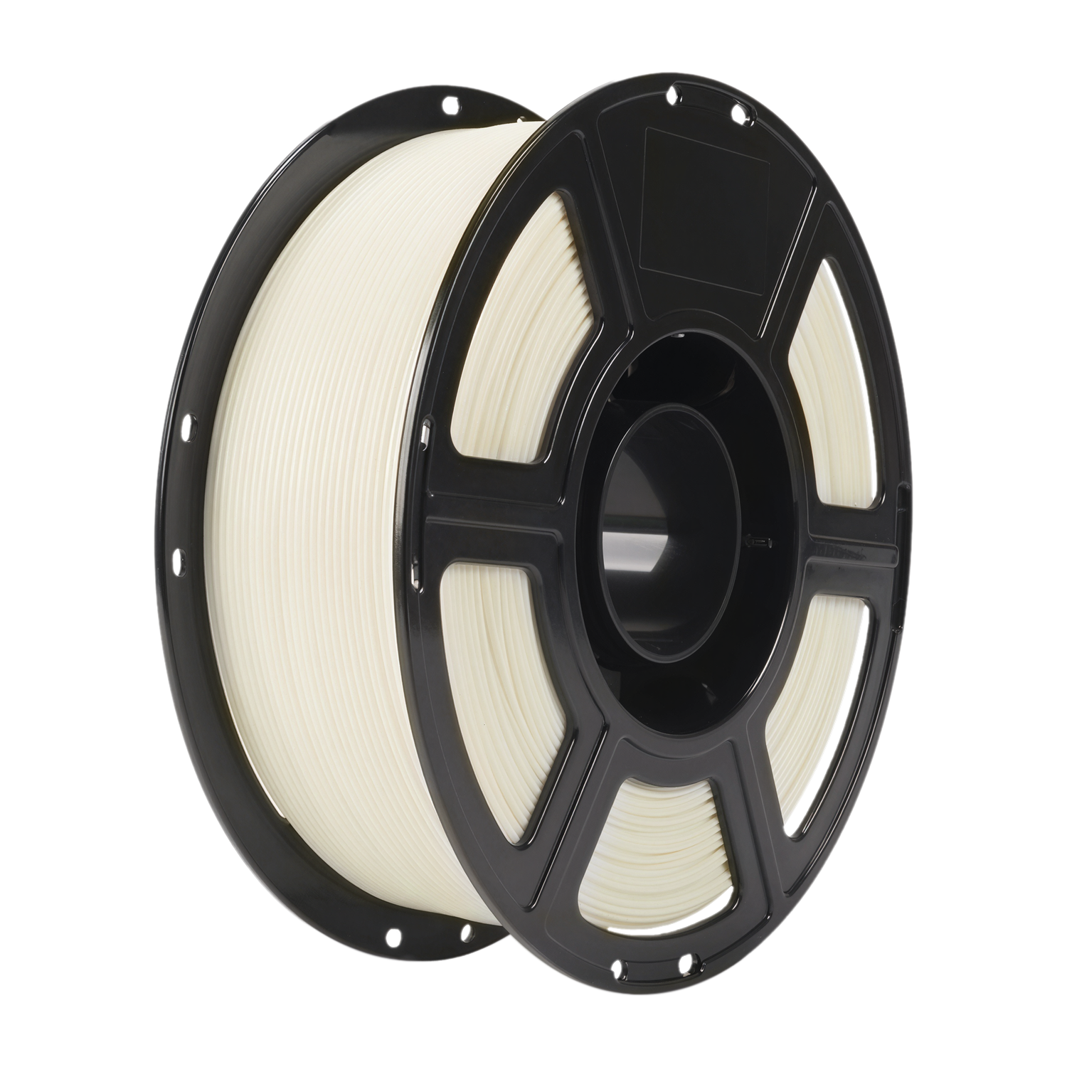 Alt View 6. Flashforge - PLA Silk+ 3D Printer Filament-1.75mm-1kg (2.2 lbs) Spool - Cream Yellow.