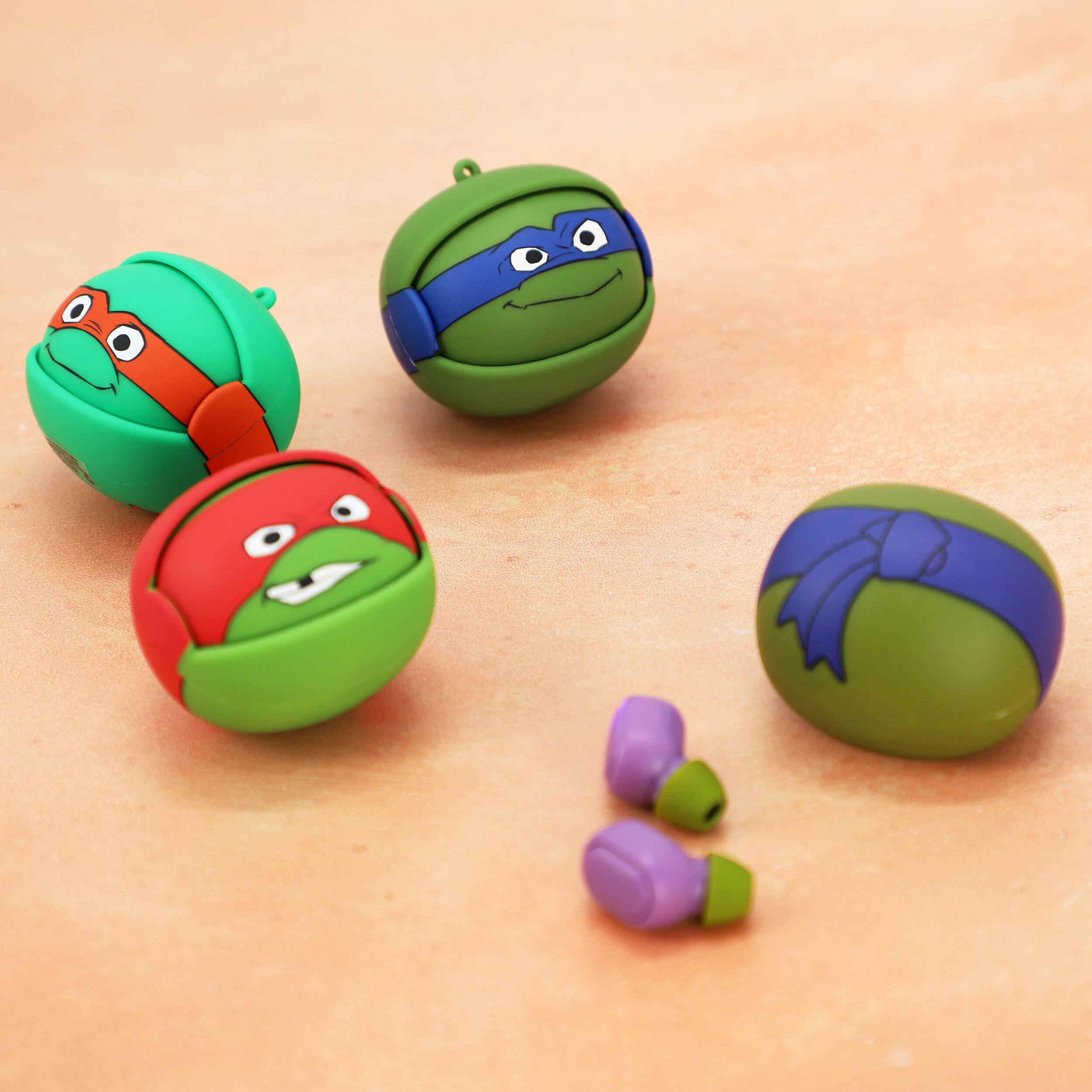 Alt View 3. Nickelodeon - Nickelodeon Ninja Turtles Leo Wireless Bluetooth True Earbuds in Blue - Blue.