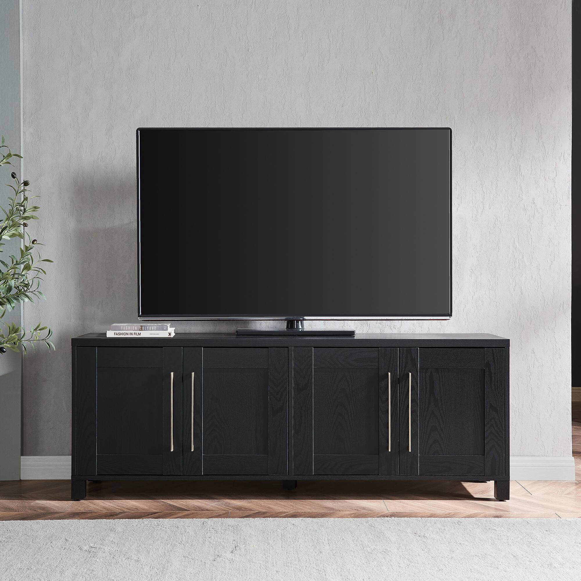 Alt View 35. Camden&Wells - Chabot TV Stand for Most TVs up to 75" - Black Grain.