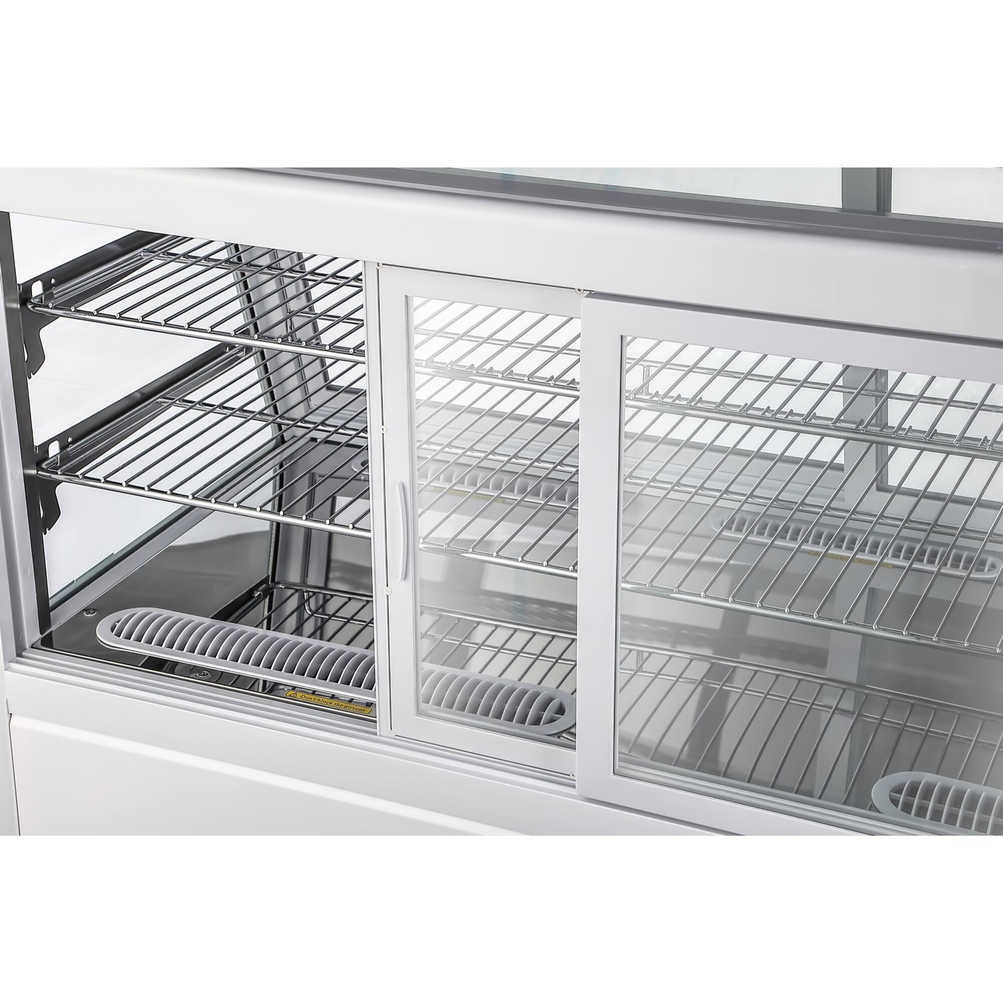 Alt View 4. Koolmore - 48 in. Self-Service Countertop Display Refrigerator in White (CDC-250-WH) - White.