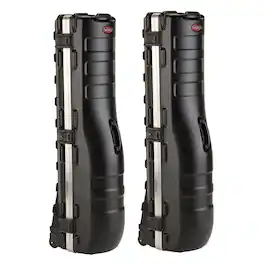 SKB - Cases ATA Deluxe Hard Plastic Storage Wheeled Golf Bag Travel Case (2 Pack) - Black