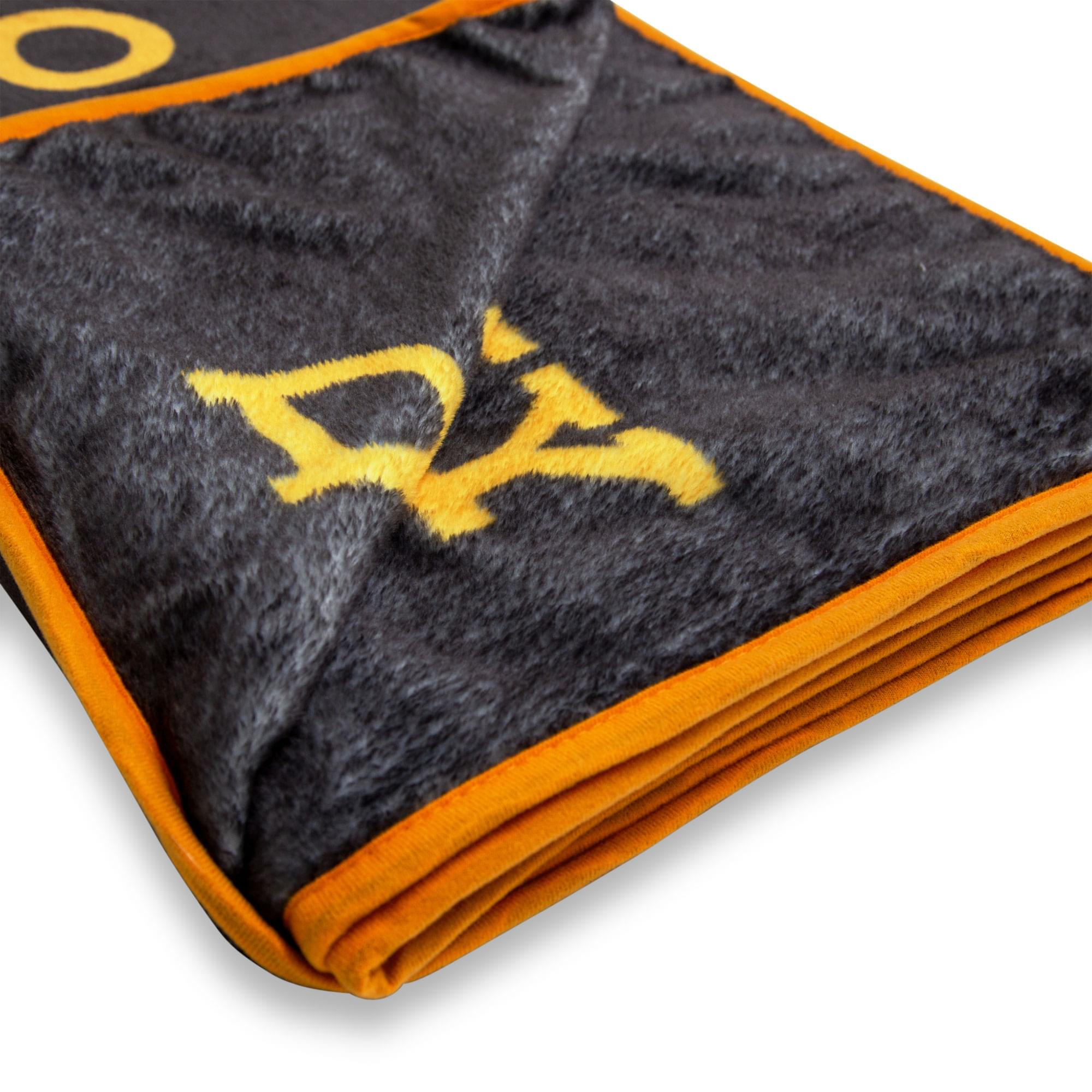 Alt View 10. Silver Buffalo - Yellowstone Dutton Ranch Raschel Fleece Throw Blanket | 45 x 60 Inches - Black.