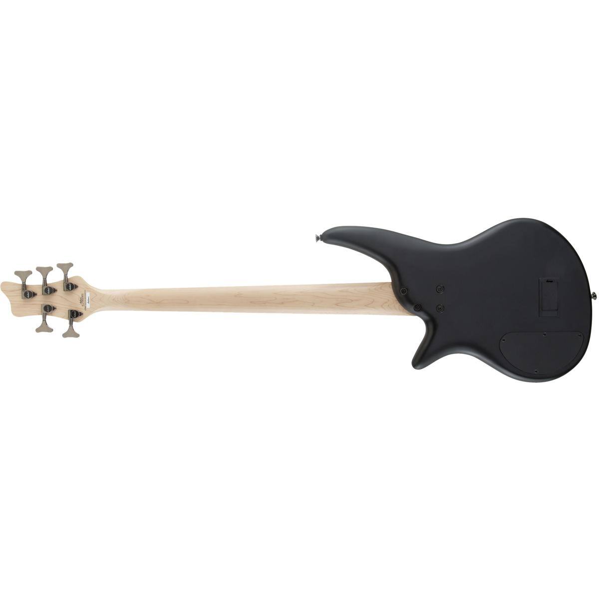 Alt View 2. Jackson - Jackson JS Series Spectra Bass JS3V Electric Guitar, Laurel Fingerboard, Satin Black.