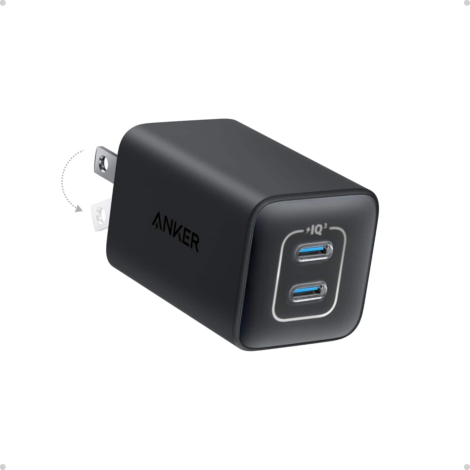 Anker - Nano 47W USB C Charger - Black