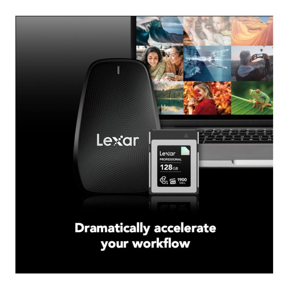 Lexar Lexar PROFESSIONAL 128GB - 1900 MB/s: Dramatically accelerate your workflow