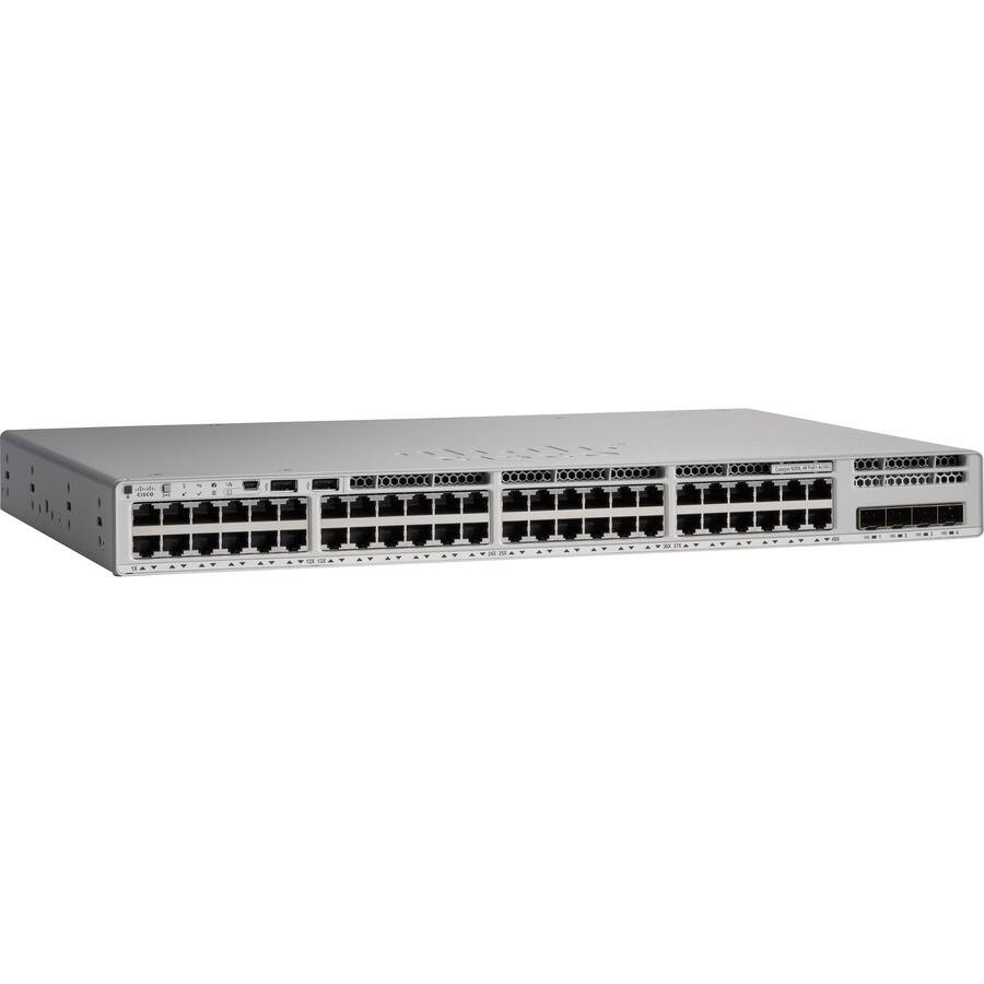 Alt View 1. Cisco Consumer Products - Cisco Catalyst 9200 C9200L-48P-4X Layer 3 Switch - 48 Ports - Manageable - Gigabit Ethernet, 10 Gigabit Ethernet - Unknown.