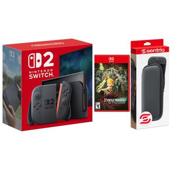 Switch 2 Console with Hyrule Warriors Age of Imprisonment and Switch 2 Console with Hyrule Warriors Age of Imprisonment and