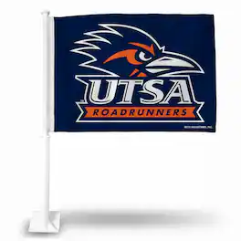 Rico Industries - Texas San Antonio Roadrunners 11X14 Window Mount 2-Sided Car Flag - Multi