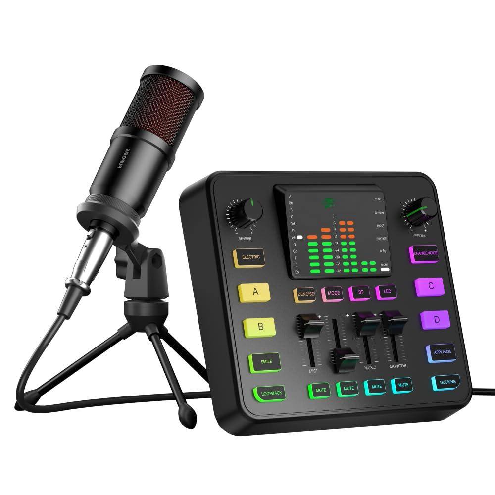 Sure, here is the corrected and grouped text from the image:

**Top Section:**
- PUPOSIS ELECTRIC

**Buttons and Labels:**
- A
- B
- C
- D
- SMILE
- LOOPBACK
- MUTE
- MUTE
- MUTE
- MUTE
- DUCKING
- APPLAUSE
- MUSIC
- MONITOR
- BT
- LED
- MODE
- DENOISE
- SPECIAL CHANGE VOICE
- A DENOISE MODE

**Other Labels:**
- REVERB
- EQ
- PHASE
- MONITOR
- SPECIAL
- BT
- LED
- BT
- LED
- BT
- LED
- BT
- LED
- BT
- LED
- BT
- LED
- BT
- LED
- BT
- LED
- BT
- LED
- BT
- LED
- BT
- LED
- BT
- LED
- BT
- LED
- BT
- LED
- BT
- LED
- BT
- LED
- BT
- LED
- BT
- LED
- BT
- LED
- BT
- LED
-