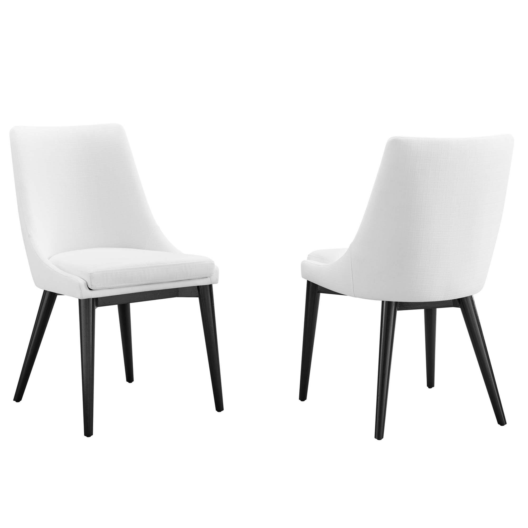 Viscount Fabric Dining Side Chair Set of 2 by Modway White - Best Buy