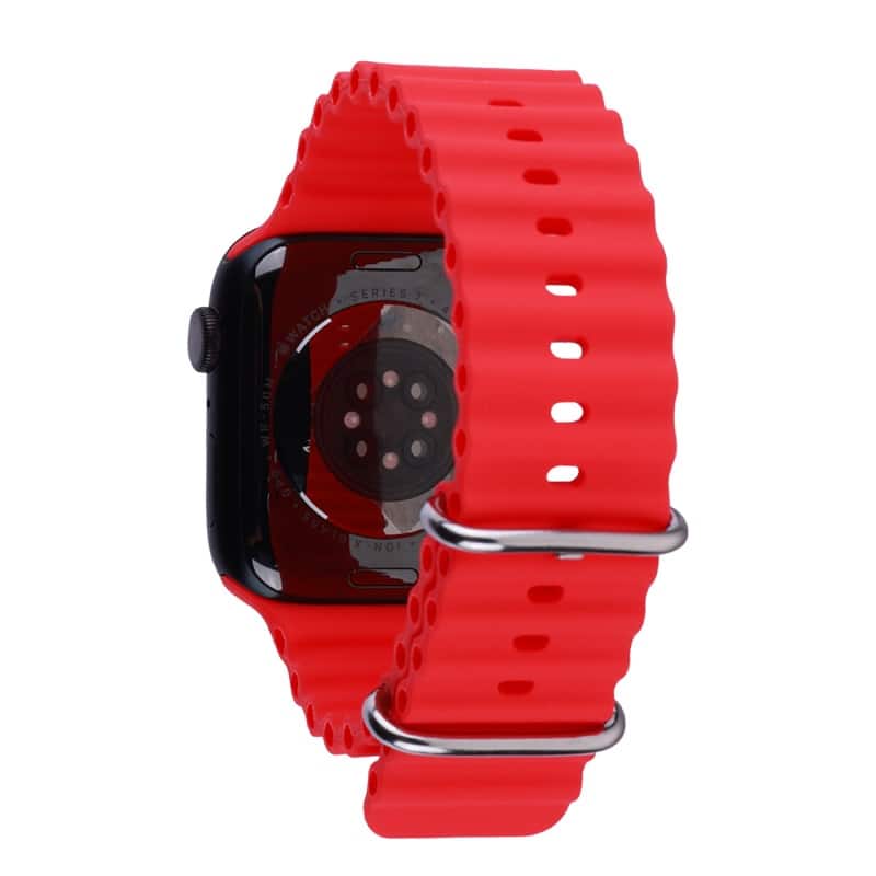 Echelon ComfyFit Silicone Strap for Apple Watch 45mm Red