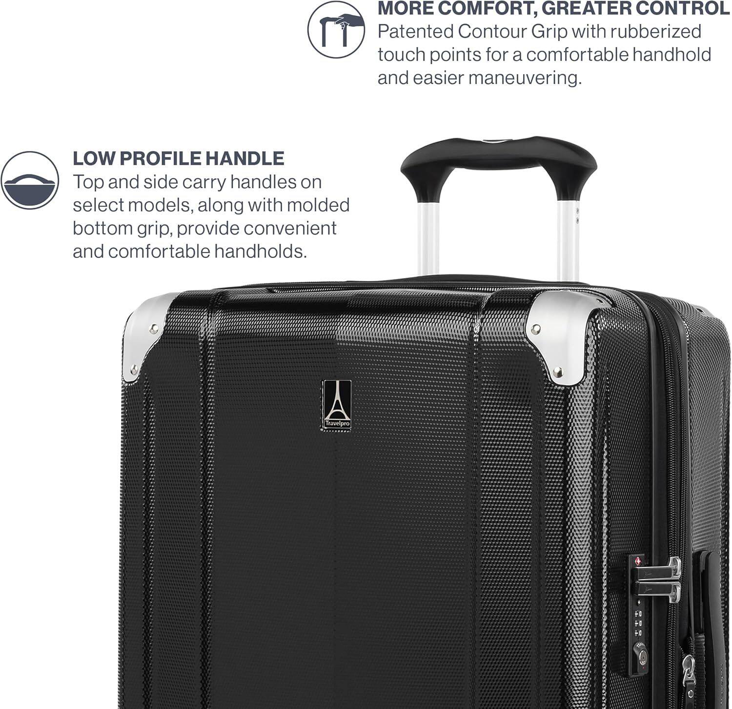 MORE COMFORT, GREATER CONTROL  
Patented Contour Grip with rubberized touch points for a comfortable handhold and easier maneuvering.  

LOW PROFILE HANDLE  
Top and side carry handles on select models, along with molded bottom grip, provide convenient and comfortable handholds.