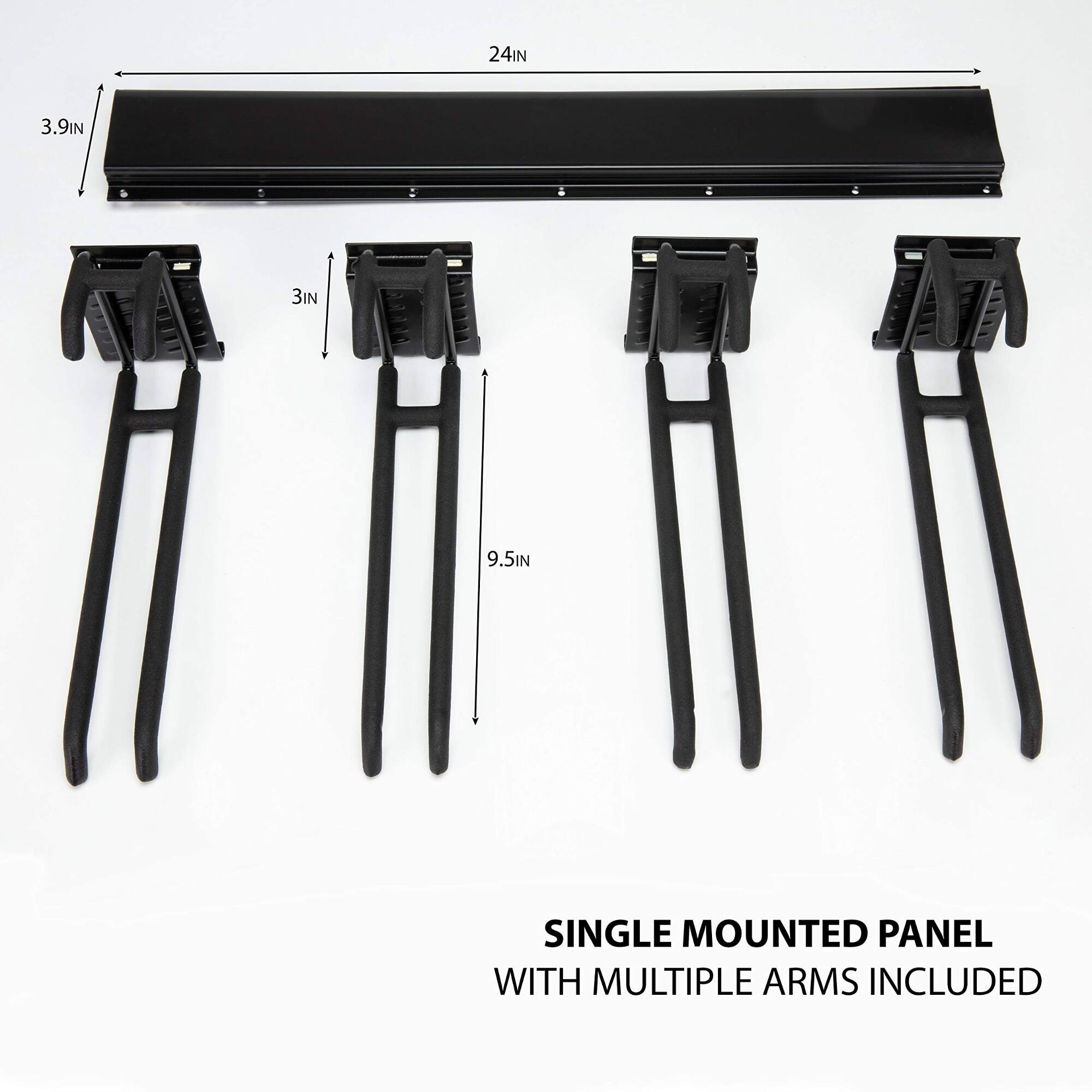 24IN 3.9IN 3IN 9.5IN SINGLE MOUNTED PANEL WITH MULTIPLE ARMS INCLUDED