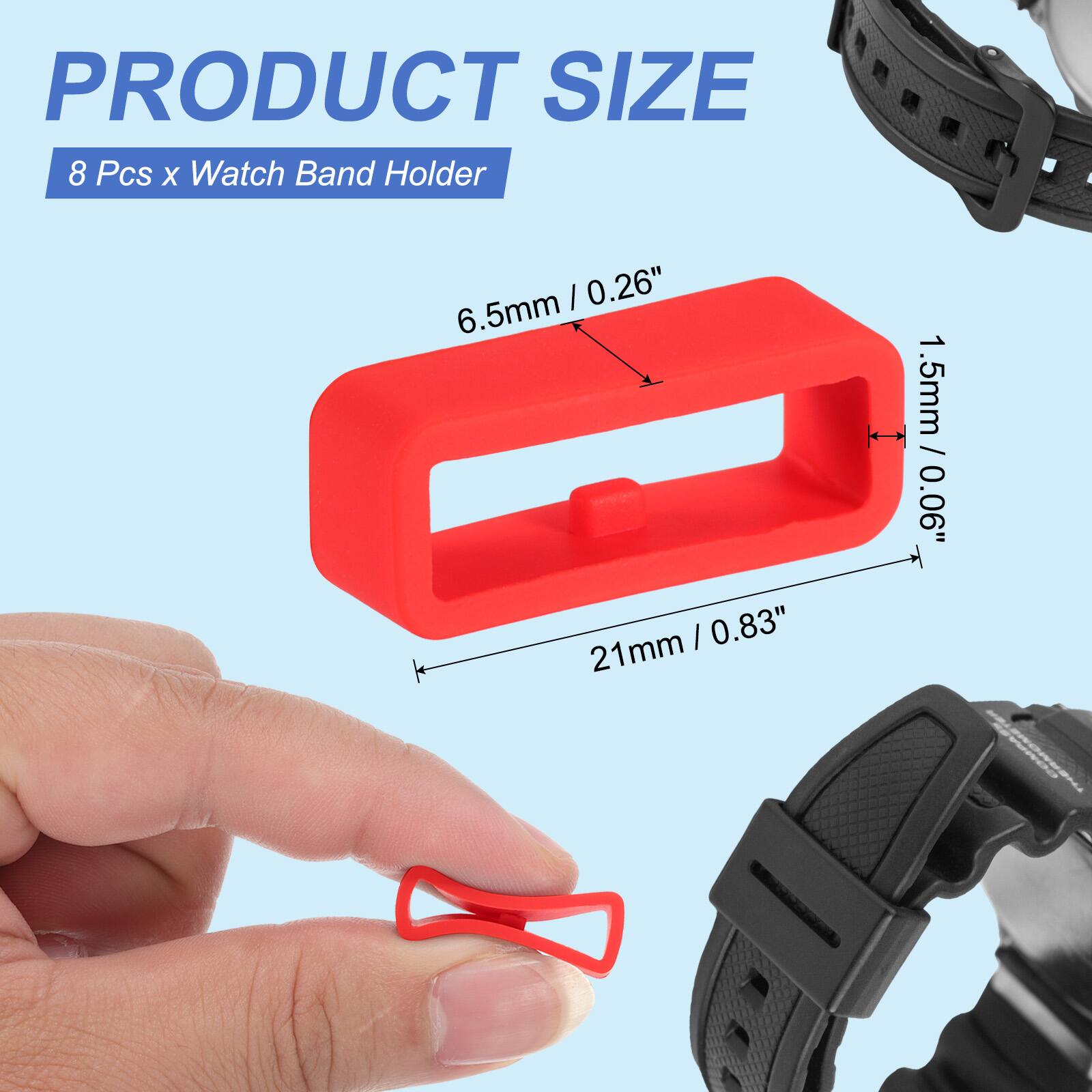 PRODUCT SIZE  
8 Pcs x Watch Band Holder  

6.5mm | 0.26"  
21mm | 0.83"  
1.5mm | 0.06"