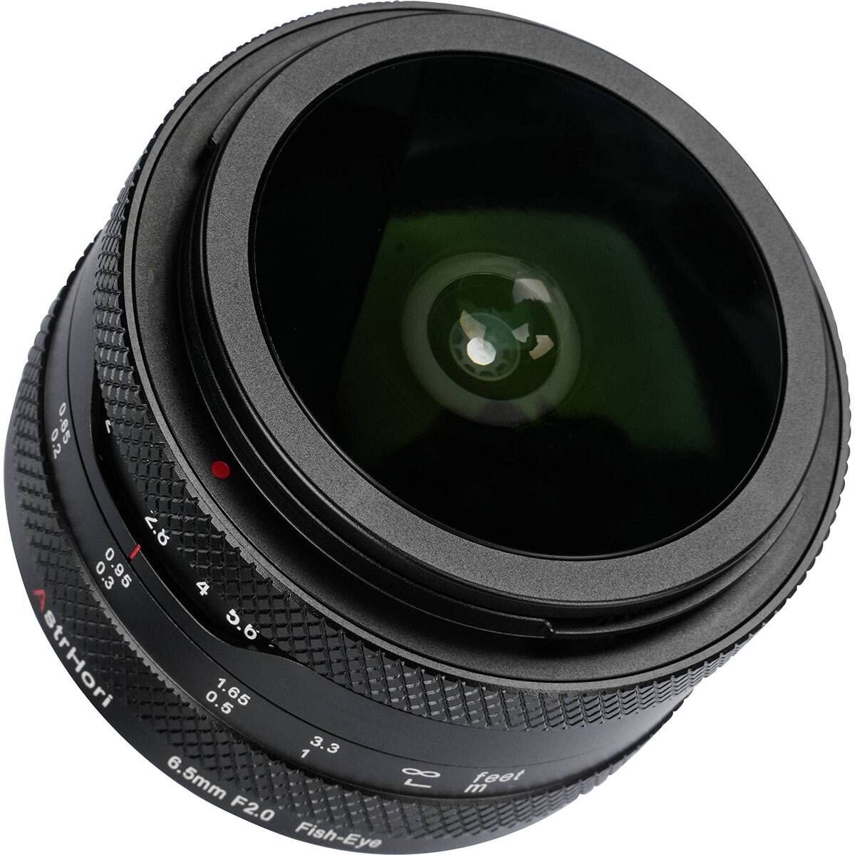0.2 0.85 S'R 0.95 4 2'R strHori 0.5 1.65 1 3.3 6. 8 6.5mm F2.0 L Fish-Eye  
feet m