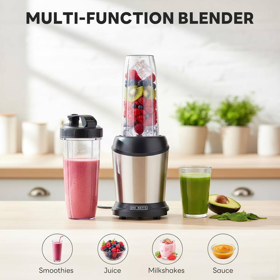 MULTI-FUNCTION BLENDER

Smoothies  
Juice  
Milkshakes  
Sauce