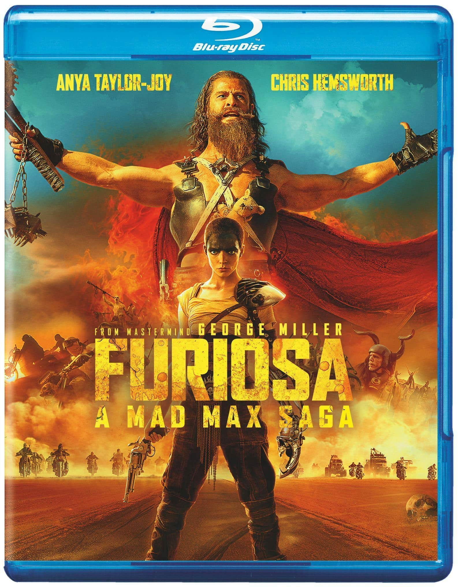 Front. Furiosa: A Mad Max Saga [Blu-ray].