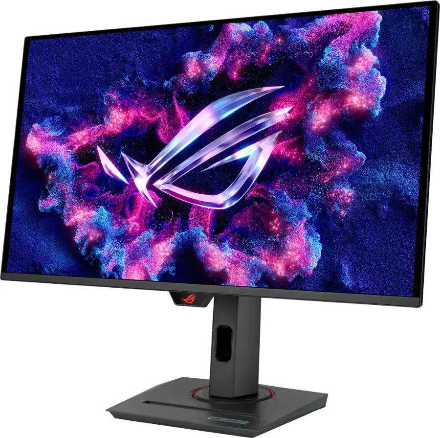 Alt View 6. ASUS - ROG Strix 27" 4K QD-OLED 240Hz 0.03ms G-SYNC Compatible and FreeSync Premium Pro Gaming Monitor with HDR - Black.