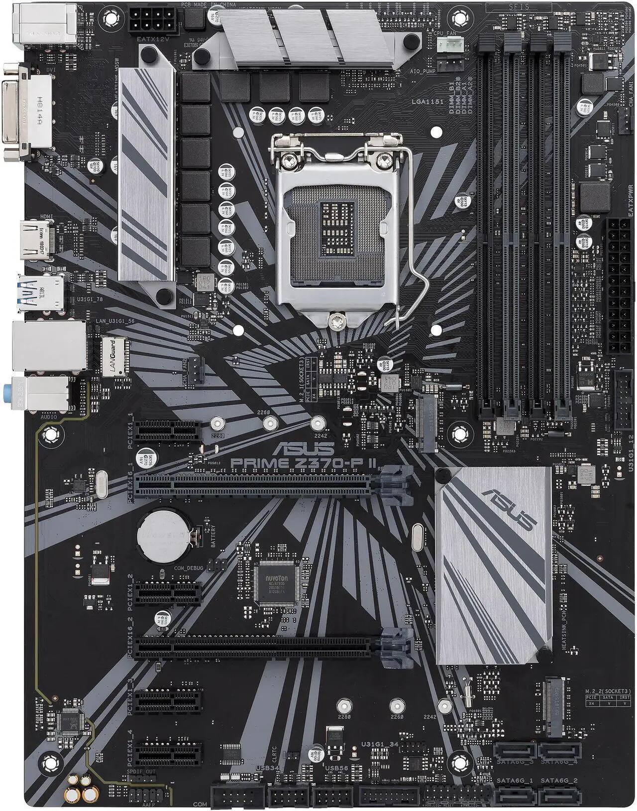 ASUS PRIME Z370 P II LGA 1151 (300 Series) Intel Z370 HDMI USB 3.1