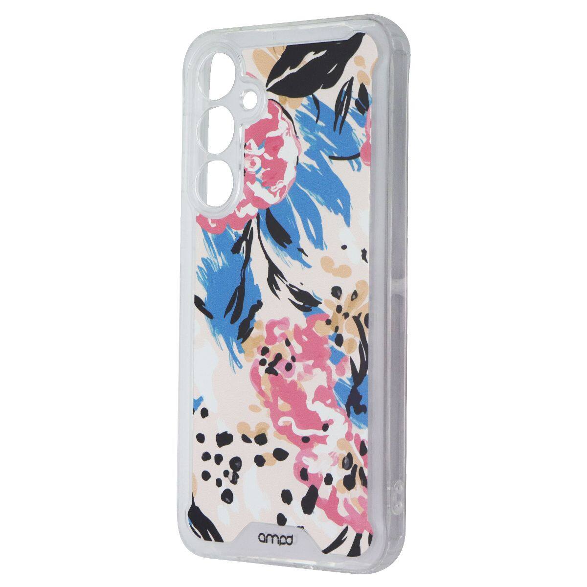 Front. AMPD - Ampd TRND Design Series Case for Samsung Galaxy A35 5G - Blue Floral - Blue.