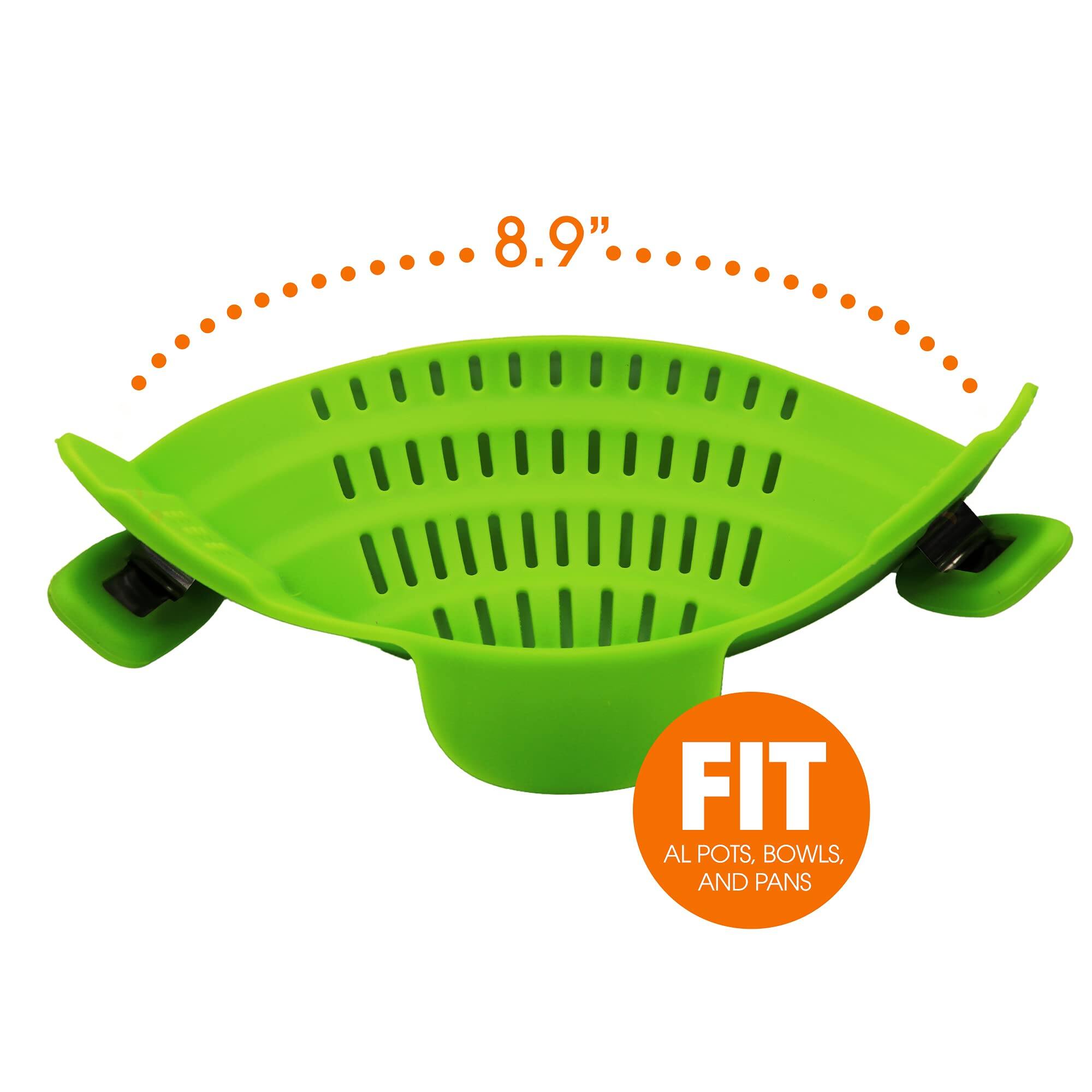 8.9"  
FIT ALL POTS, BOWLS, AND PANS