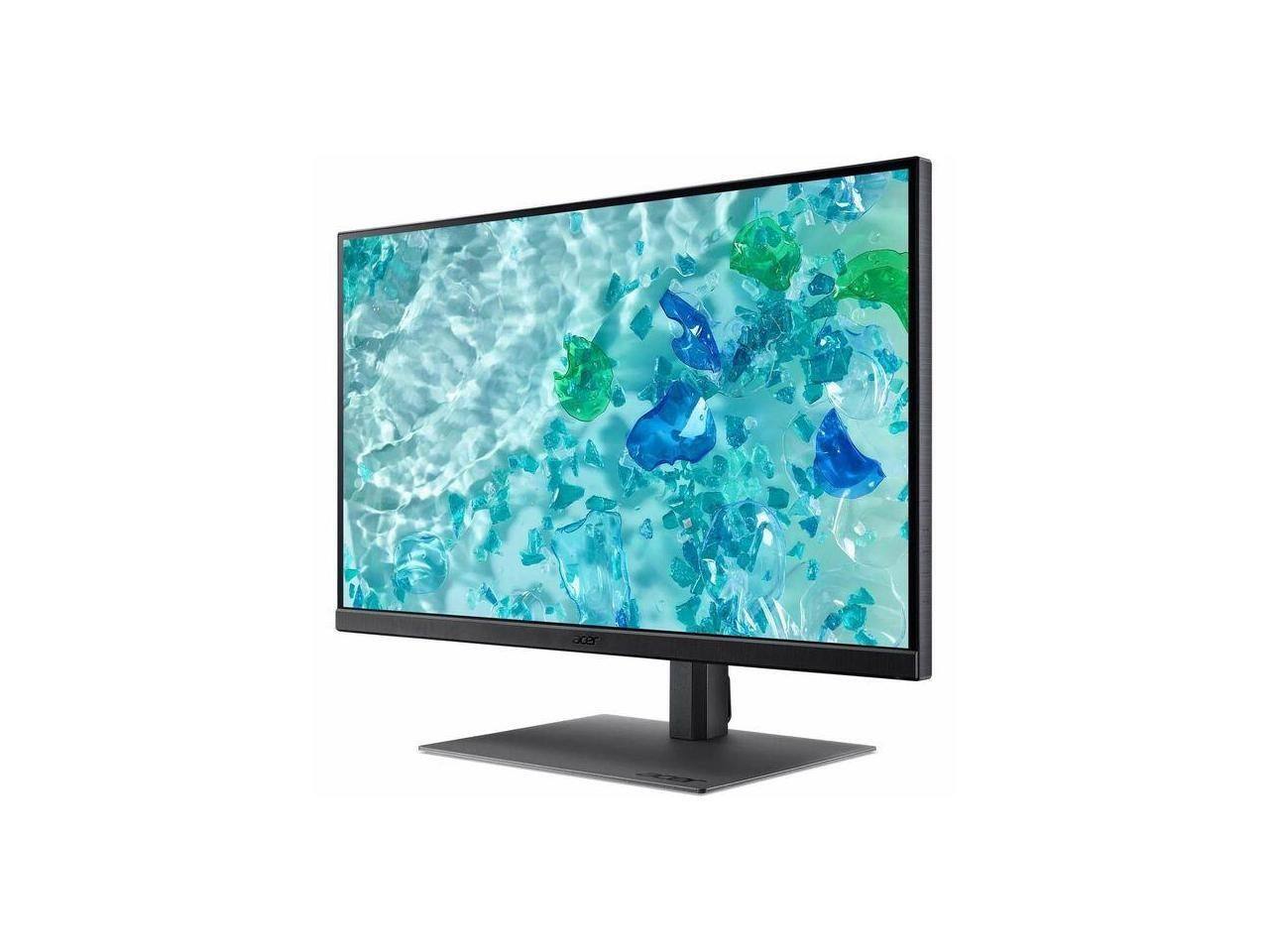 Angle. Acer - 27" 4K IPS Monitor UM.HB7AA.B01 - Black.